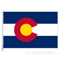 Bandera de Colorado de 90 * 150 cm 100% poliéster